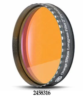 Baader Orange 570nm Long-Pass Filter - 2" Round Mounted