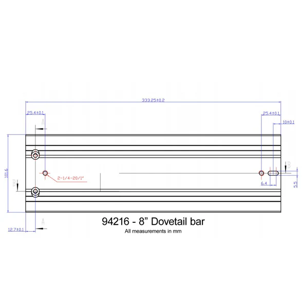 Celestron Dovetail Bar for 8" CGE Style Mounts - Image 2
