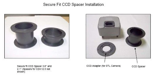 PlaneWave Secure Fit CCD Spacer for CDK12.5 - 4.8-inch Length - Image 2