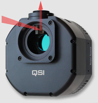 QSI 690WSG Mono CCD Camera -5 Position Filter Wheel, Mech.Shutter, and IGP - Image 4