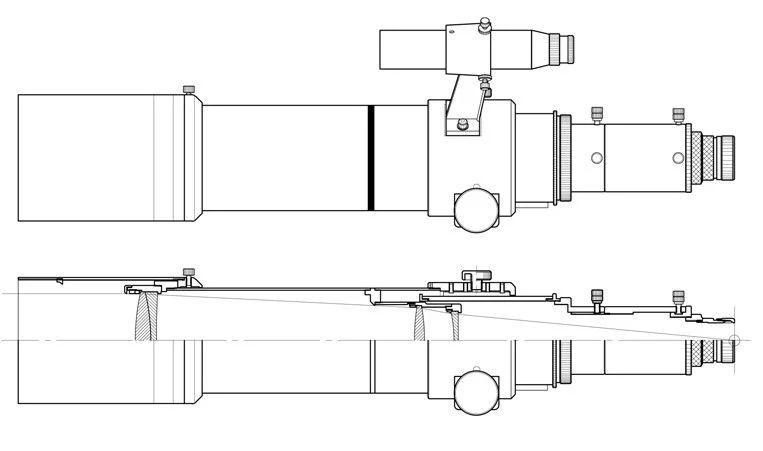 Takahashi FSQ-85EDX f/5.3 Petzval Refracting Telescope - With Flattener - Image 8